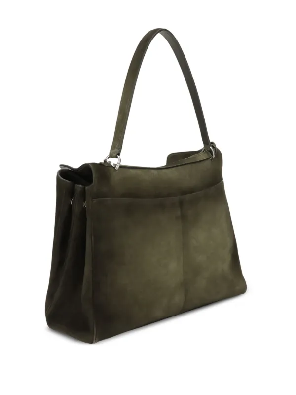 BALENCIAGA スエード　グリーン　ショルダーバッグ Balenciaga ロデオ スエード ショルダーバッグ M | グリーン