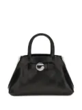 Coperni Mini Data zip-detail leather tote bag - Black