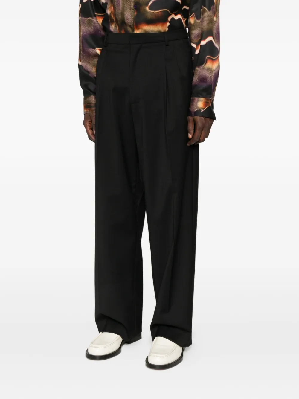 AMARANTO Straight broek Zwart