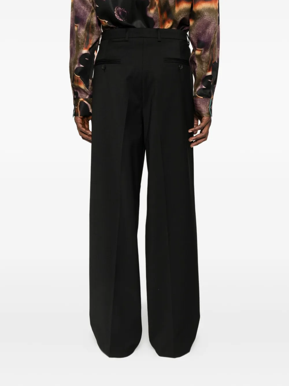 AMARANTO Straight broek Zwart