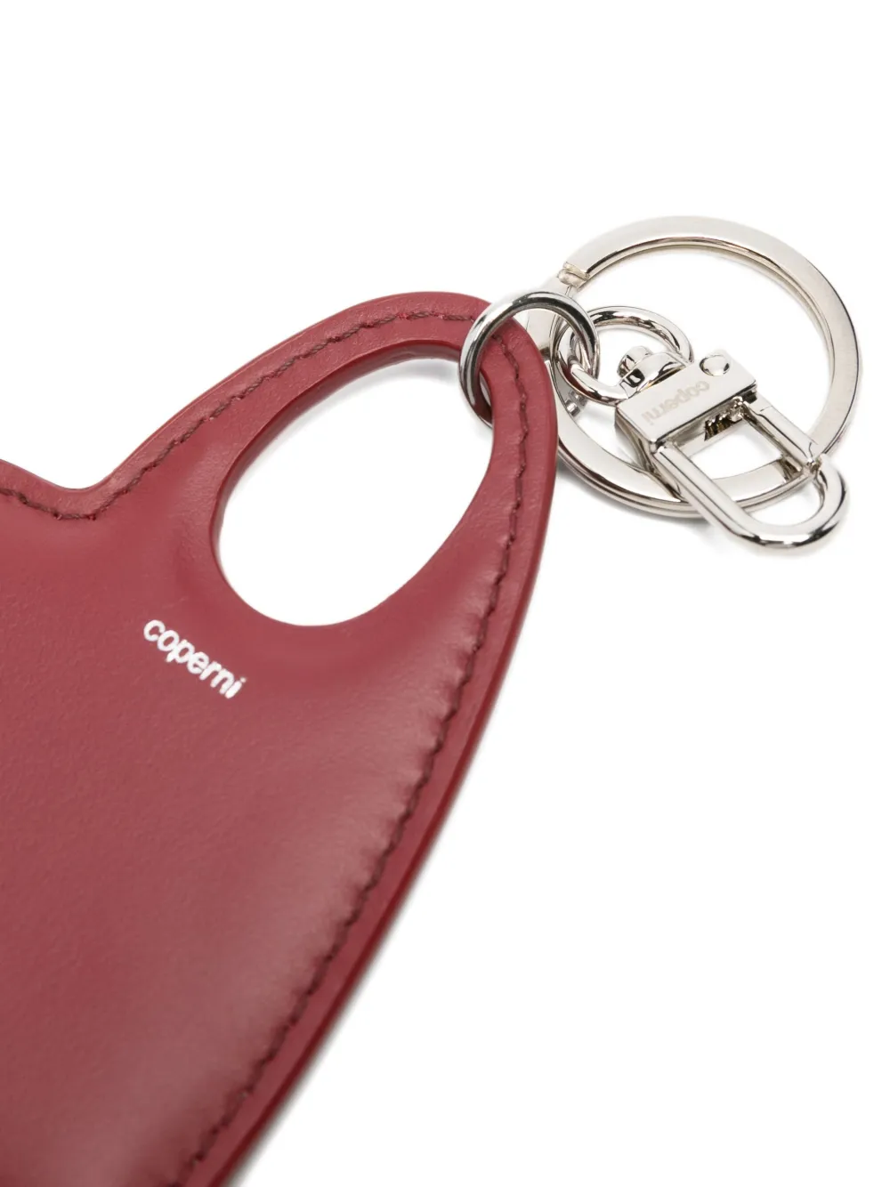 Coperni Heart-shaped Keyring In Red