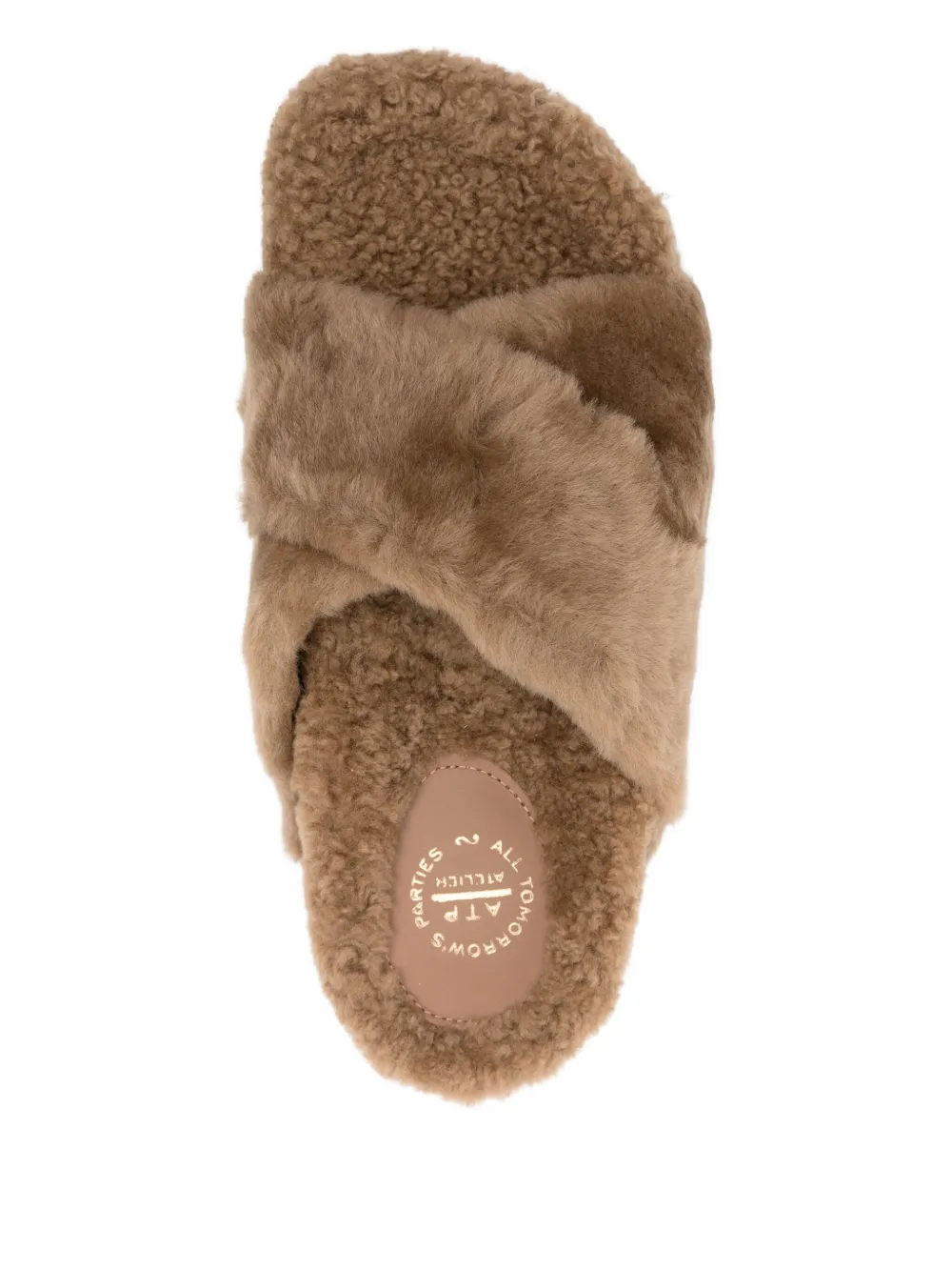 ATP Atelier Lammy slippers Beige