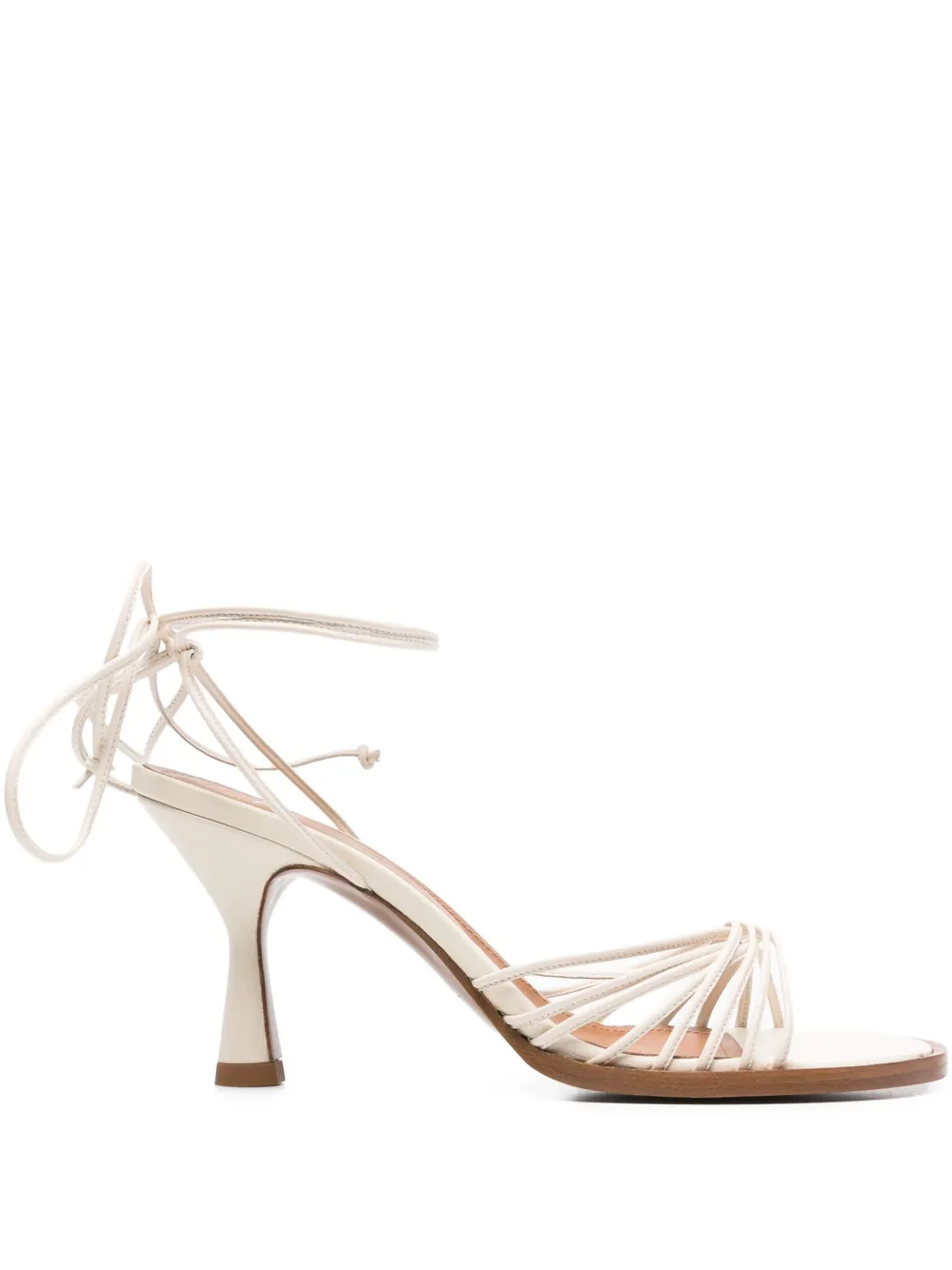 ATP Atelier Fortino leren sandalen met enkelbandje Wit