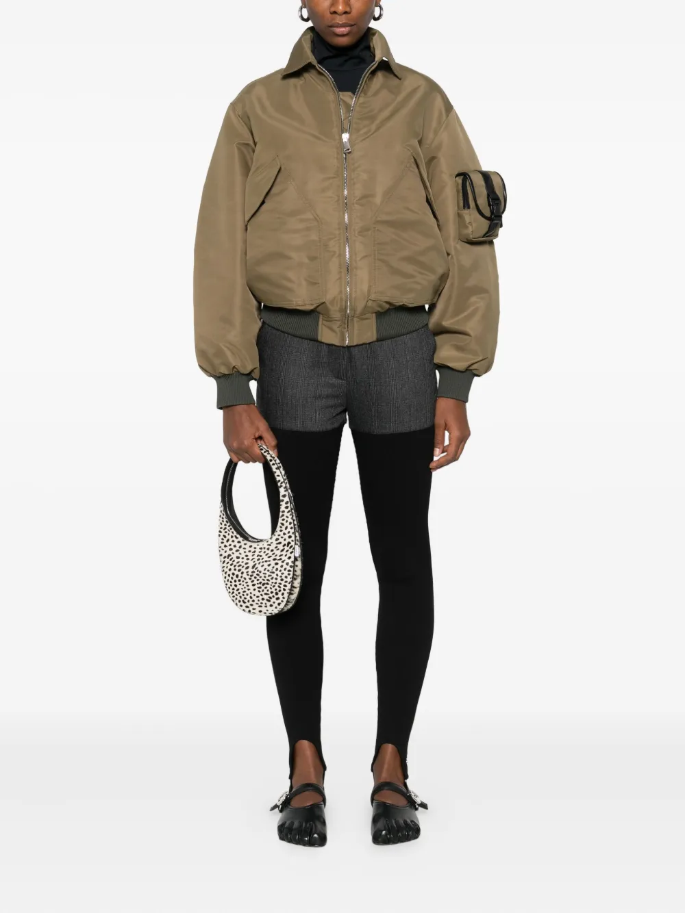 Coperni Gelaagde broek met vlakken - Zwart
