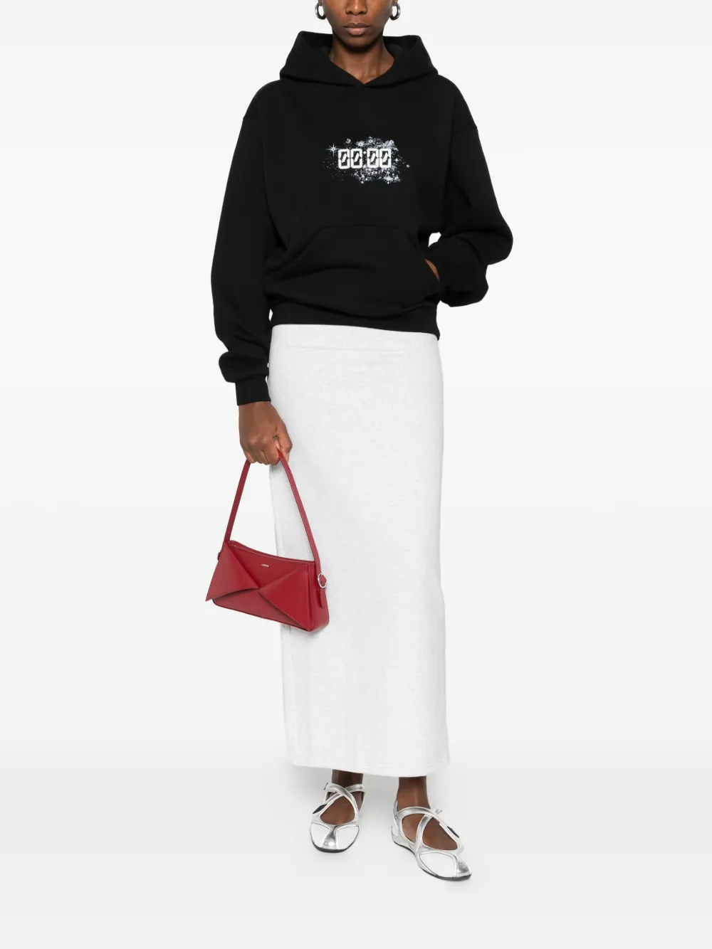 Coperni x Disney hoodie met print - Zwart