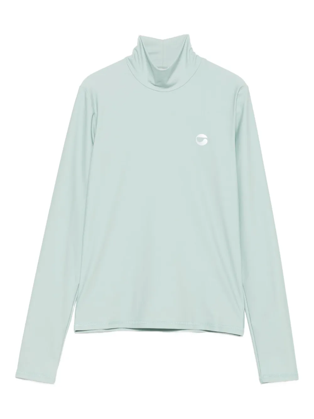 Coperni High-neck Long-sleeved Top In Blue