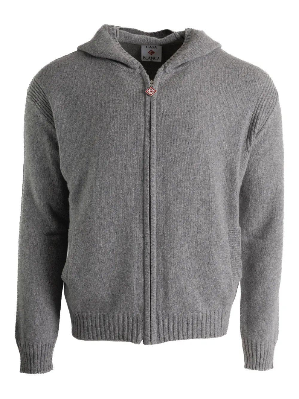 Casablanca zip-up cardigan | Grey | Image 1