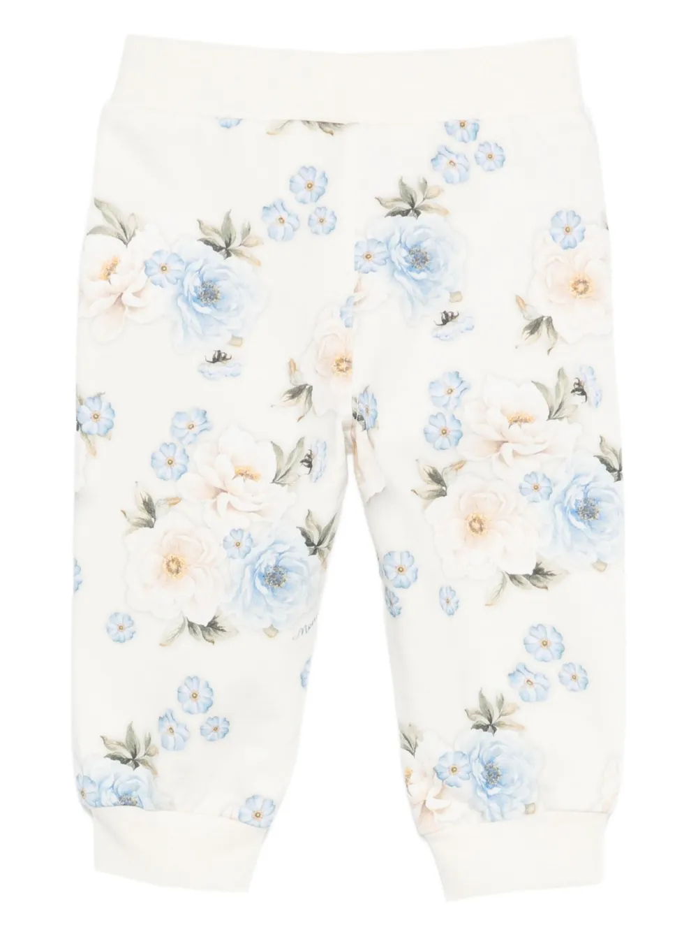 Monnalisa Floral-print Trousers In Multi
