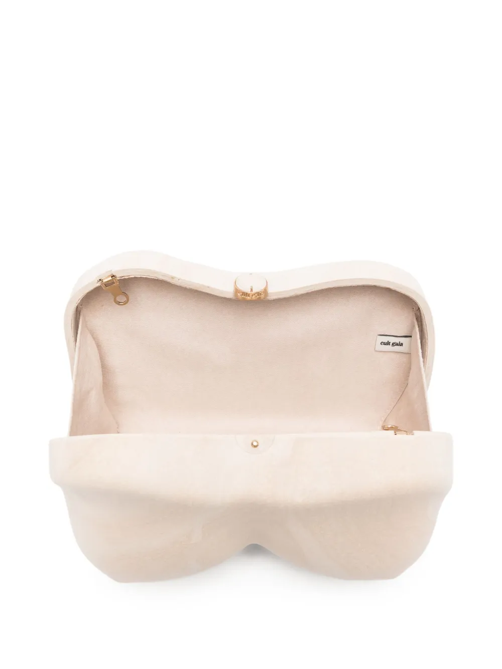 Cult Gaia Reina bewerkte mini-tas Beige