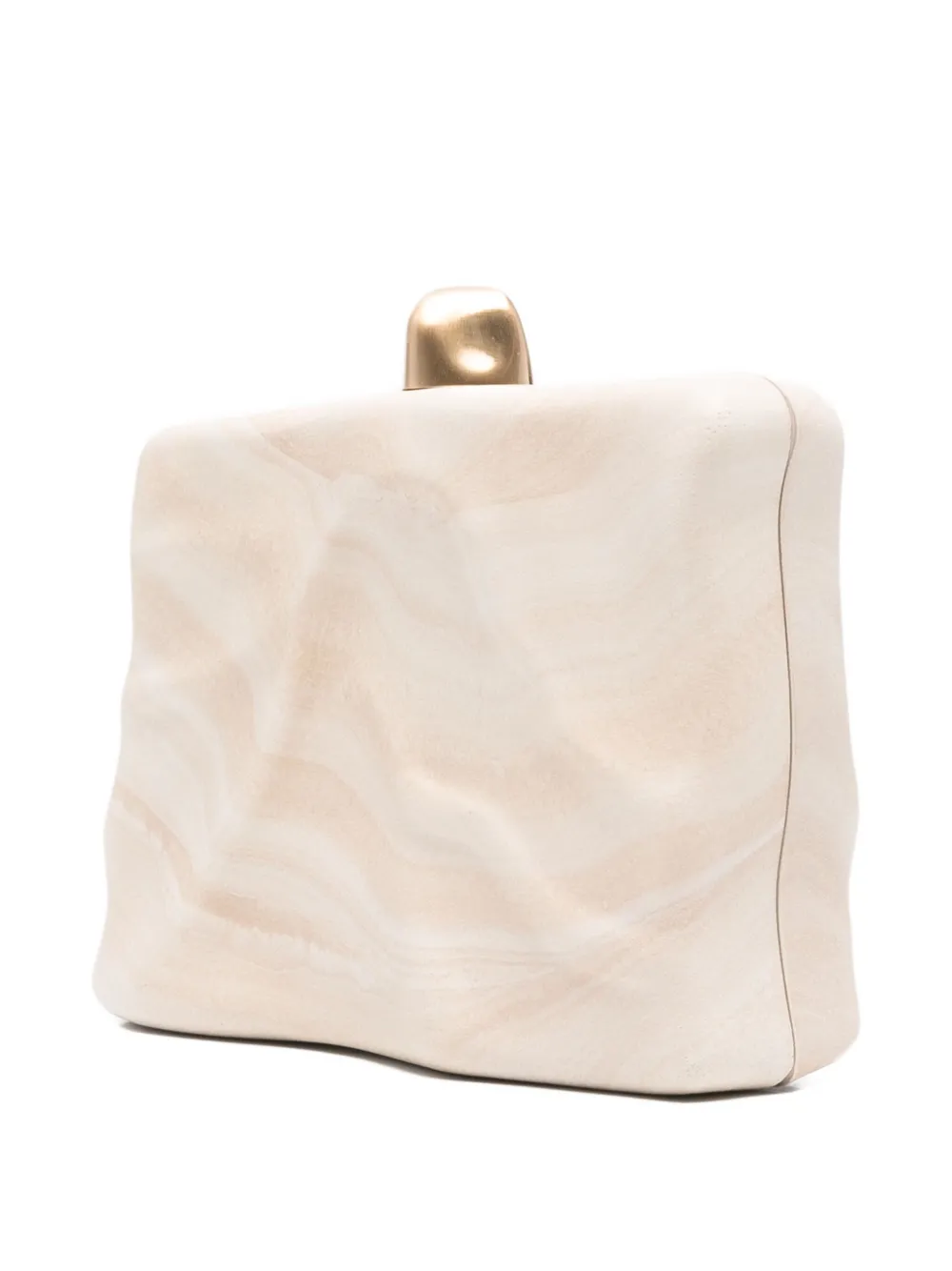 Cult Gaia Flyn bewerkte mini-tas Beige