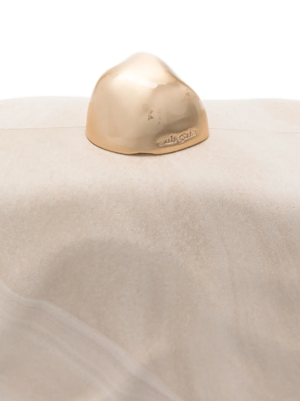 Cult Gaia Flyn bewerkte mini-tas Beige