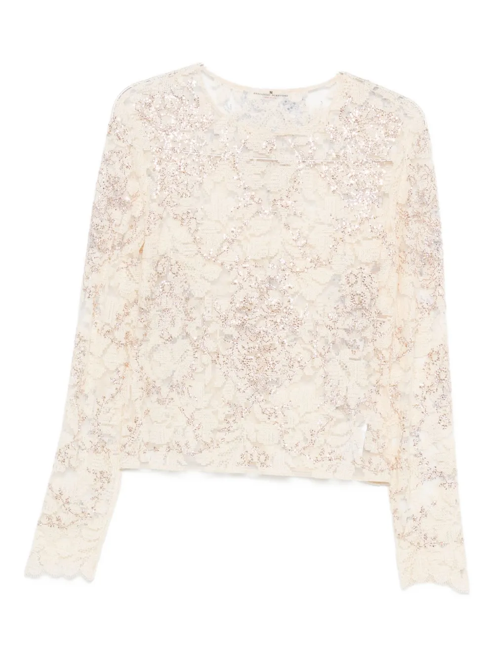 Ermanno Scervino T-shirts And Polos White In Neutral