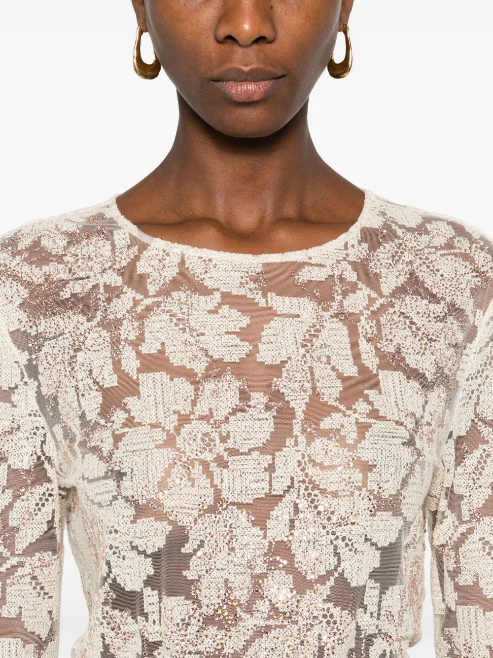 Ermanno Scervino T-shirts And Polos White In Neutral