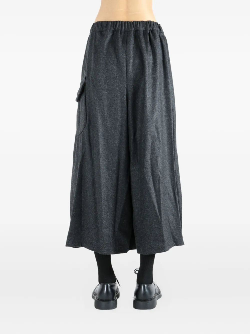 Comme Des Garçons Elasticated-waist Trousers In Animal Print