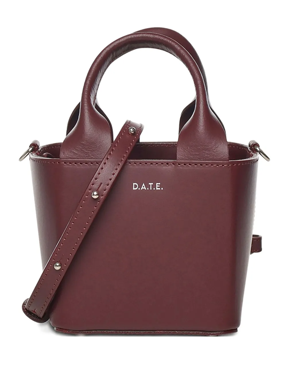 Date Cubo Tote Bag In Red