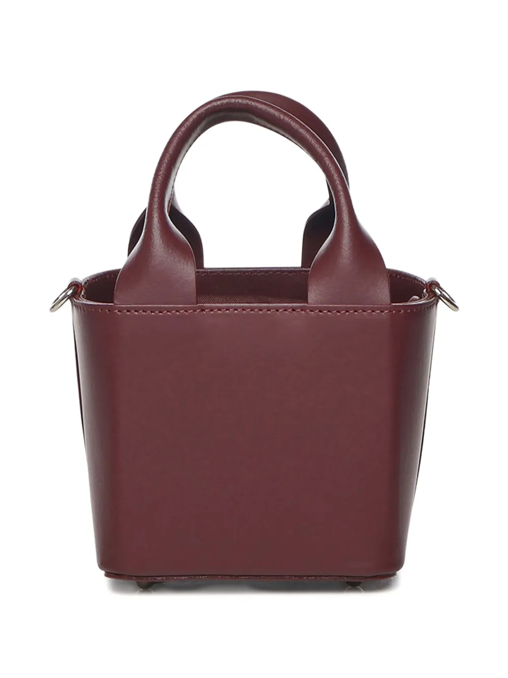 Date Cubo Tote Bag In Red