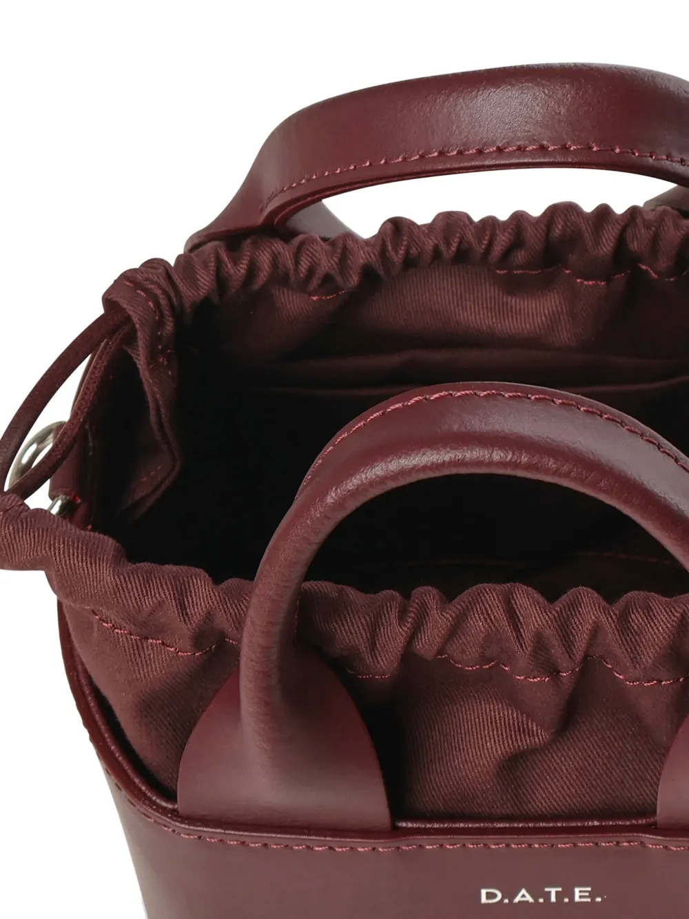 Date Cubo Tote Bag In Red
