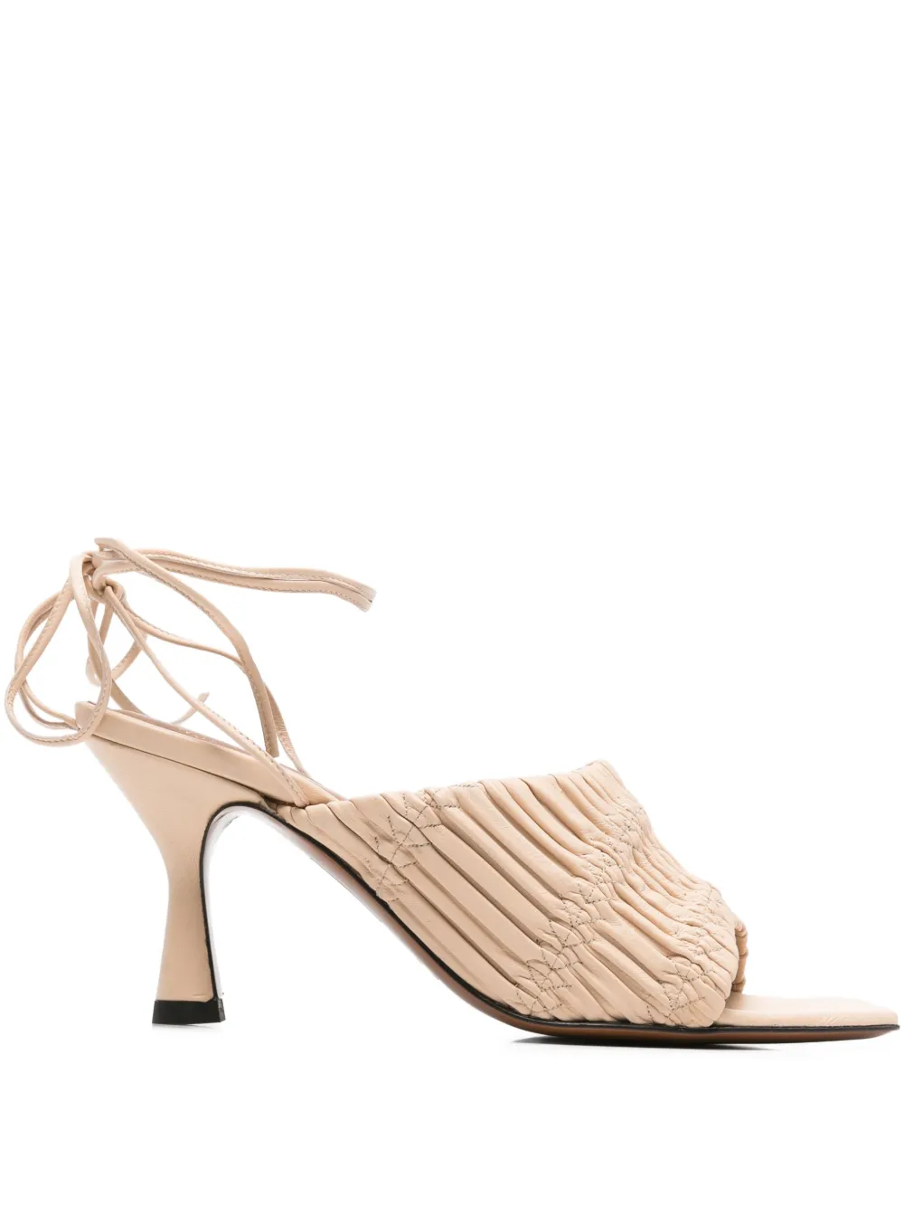 ATP Atelier Sandalen met plissé-effect Beige