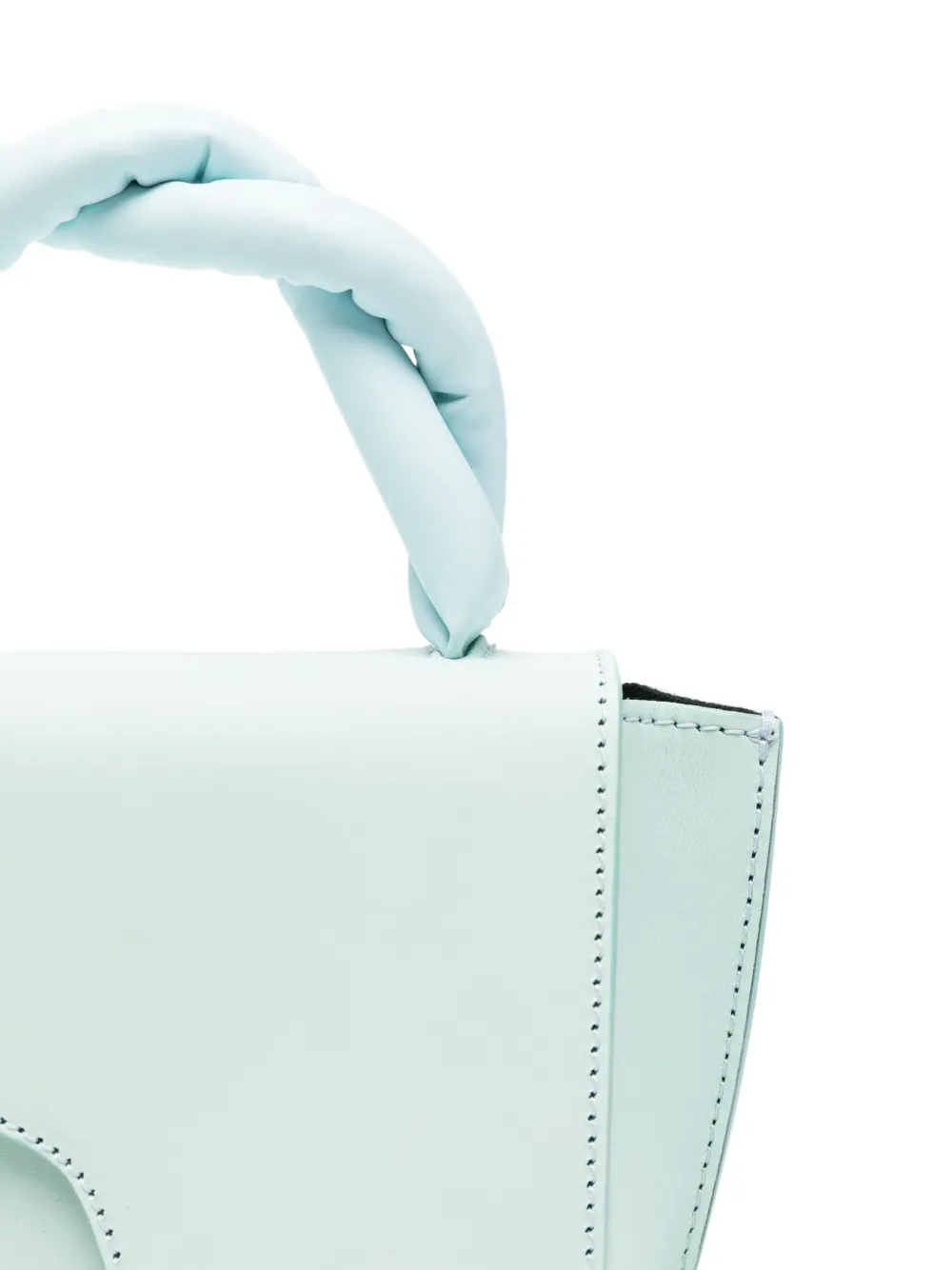 Atp Atelier Leather Mini Bag In Blue