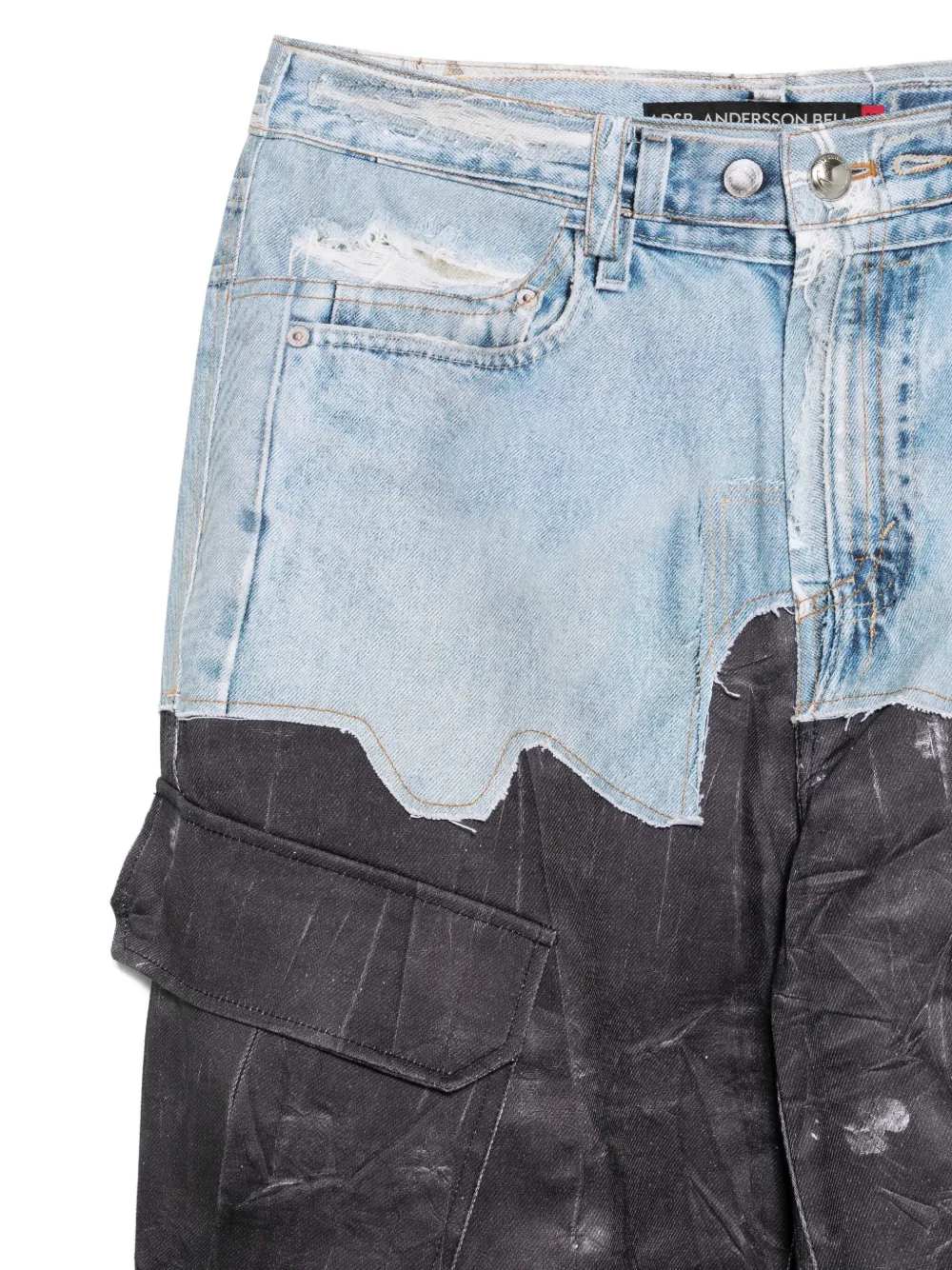 Andersson Bell Jeans met vlakken Blauw
