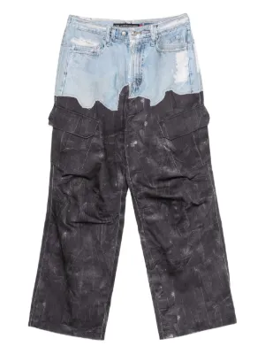 Sunnei Cholo クロップドジーンズ | ブルー | FARFETCH JP