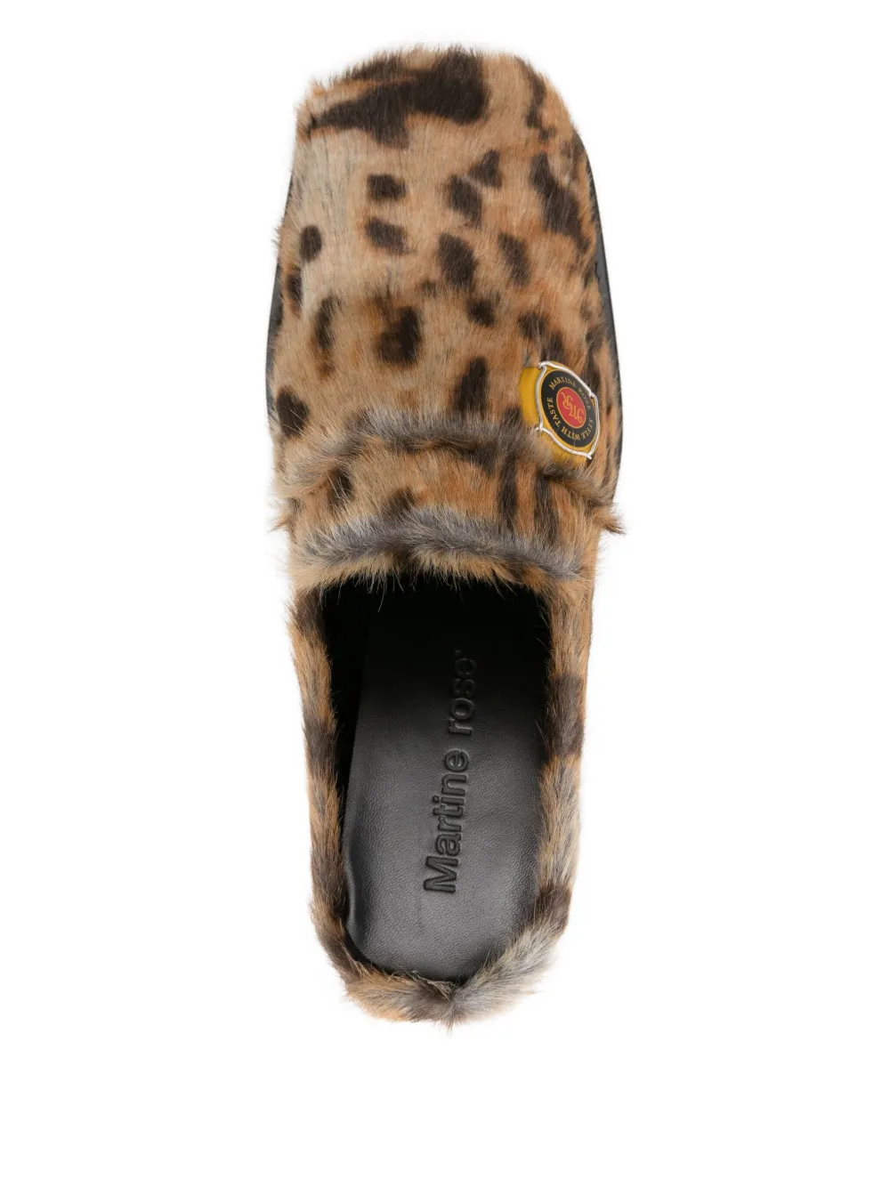 Martine Rose leopard-print pumps Bruin