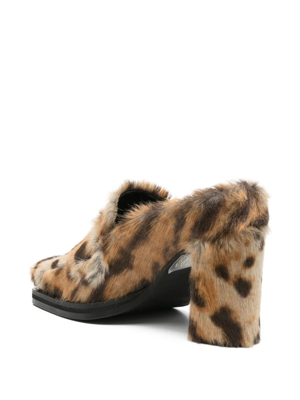 Martine Rose leopard-print pumps Bruin