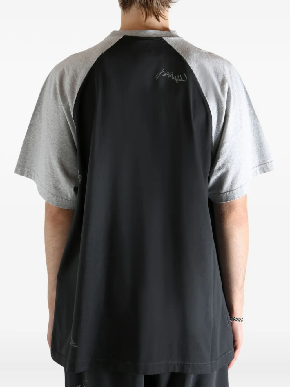 Balenciaga T-shirt met grafische print Zwart