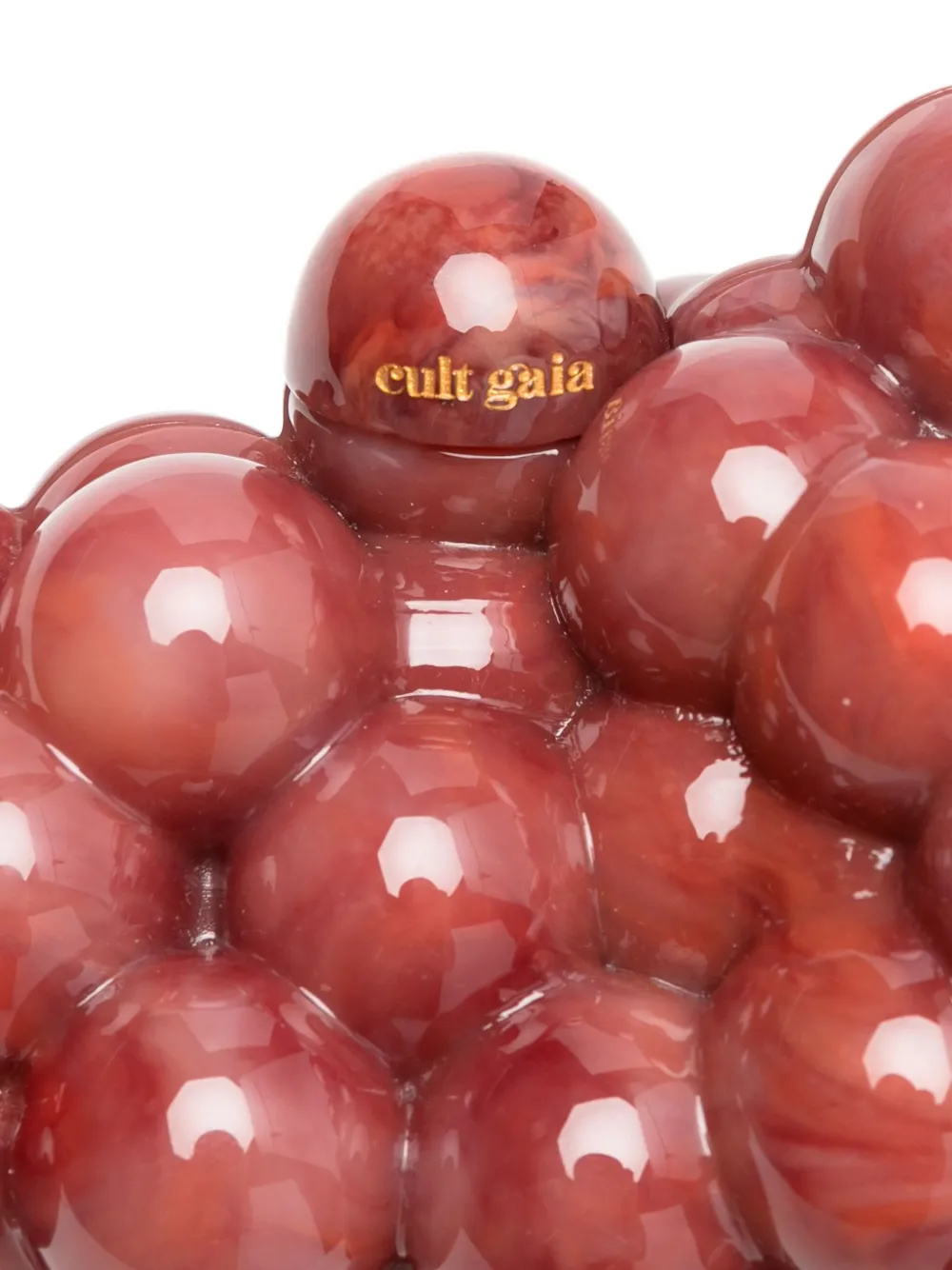 Cult Gaia Grape-shaped Clutch In Red
