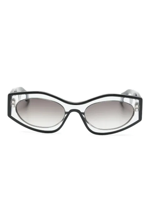 Alaïa geometric-frame sunglasses