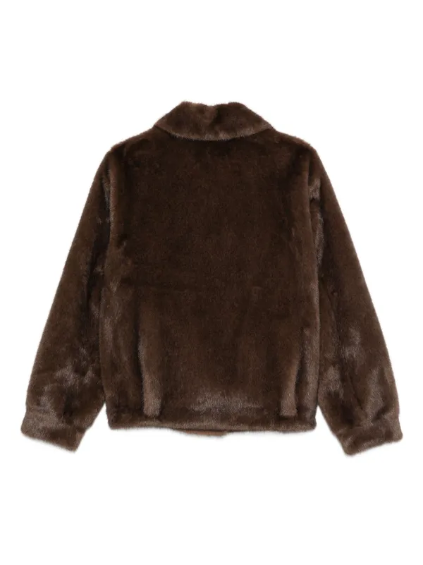 Seventy フェイクファージャケット | ブラウン | FARFETCH JP