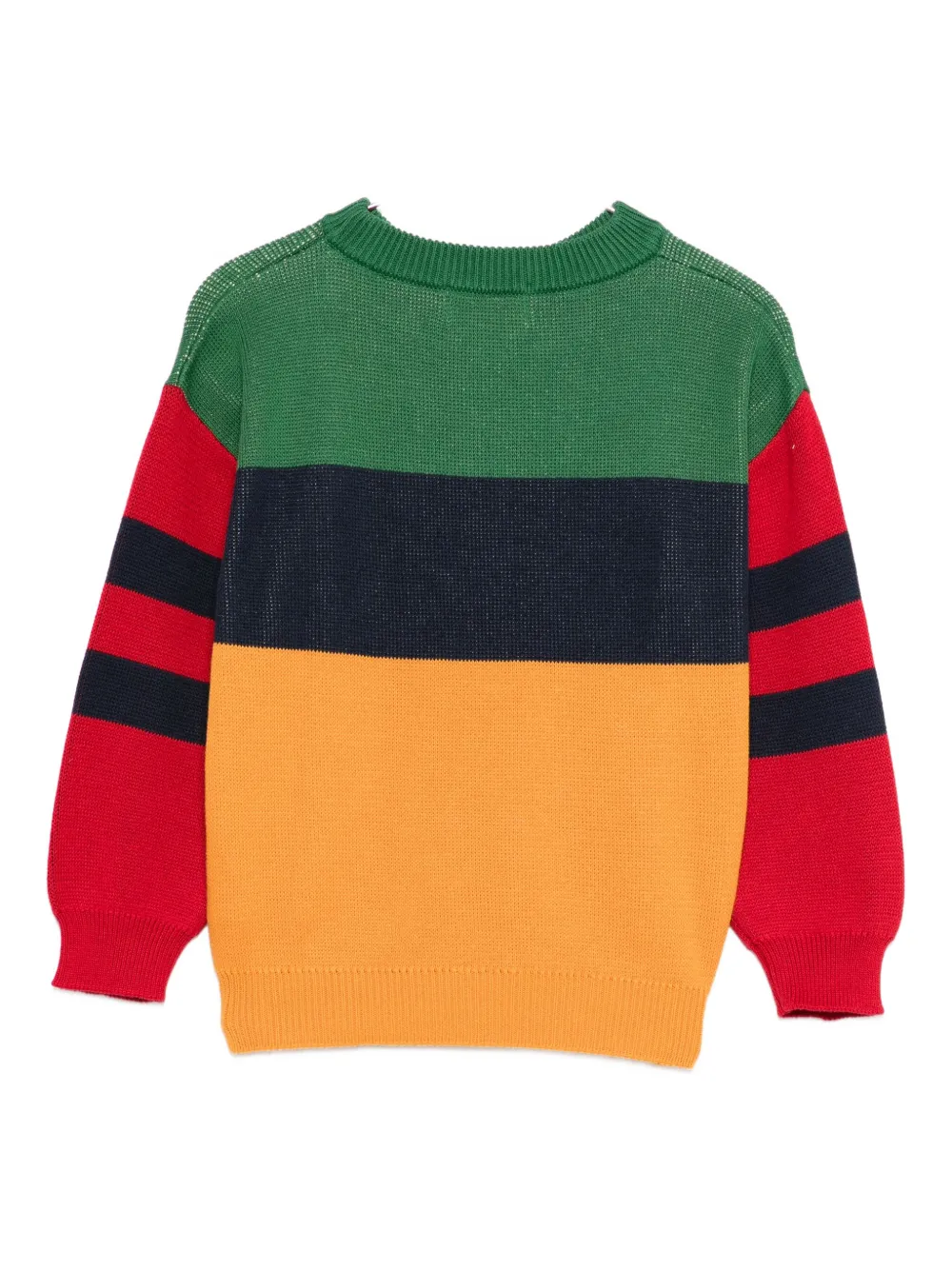 Bobo Choses Colour-block Striped Sweater In Multi