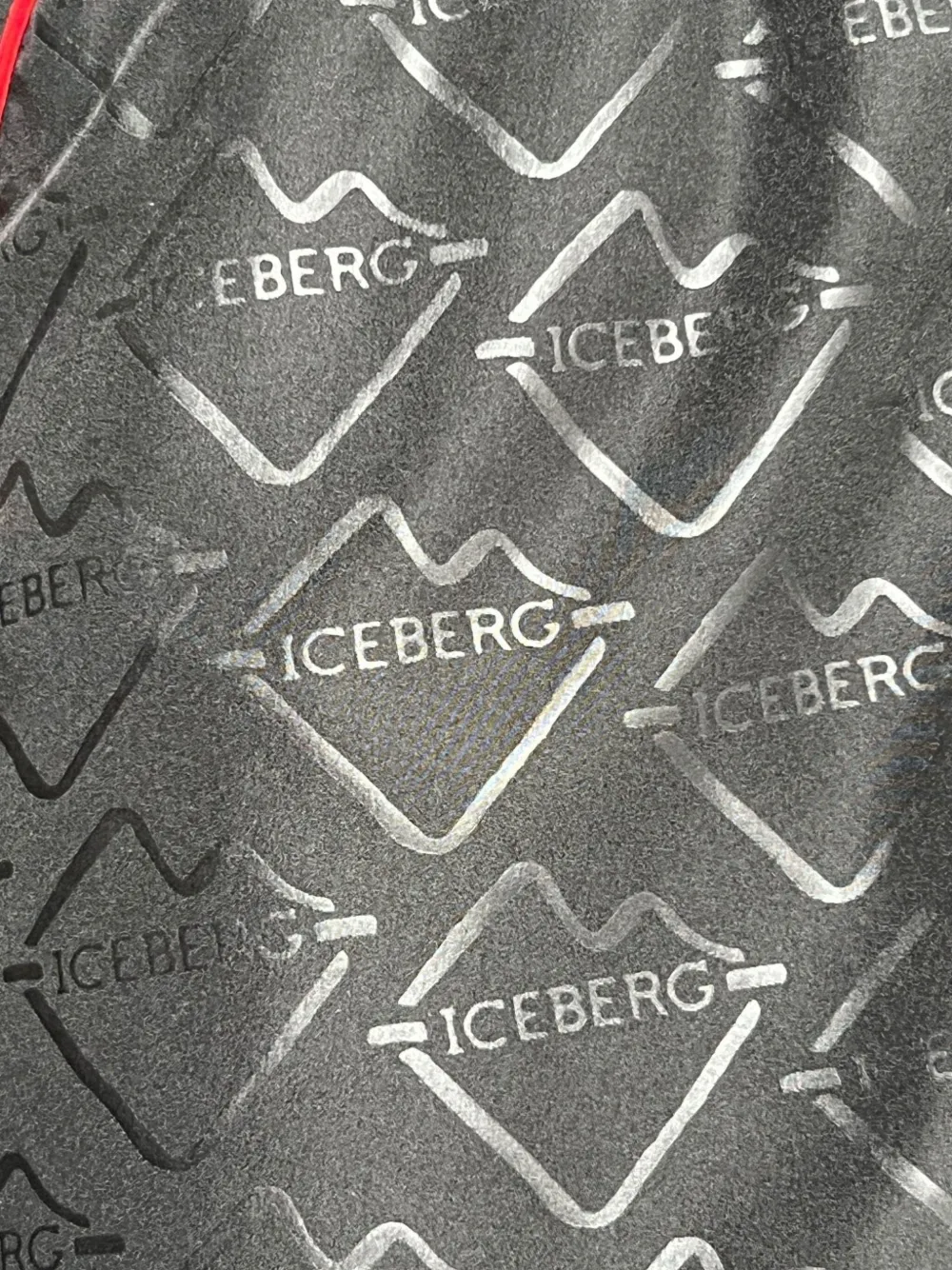 Iceberg Logo-pattern Swim Shorts In Gray