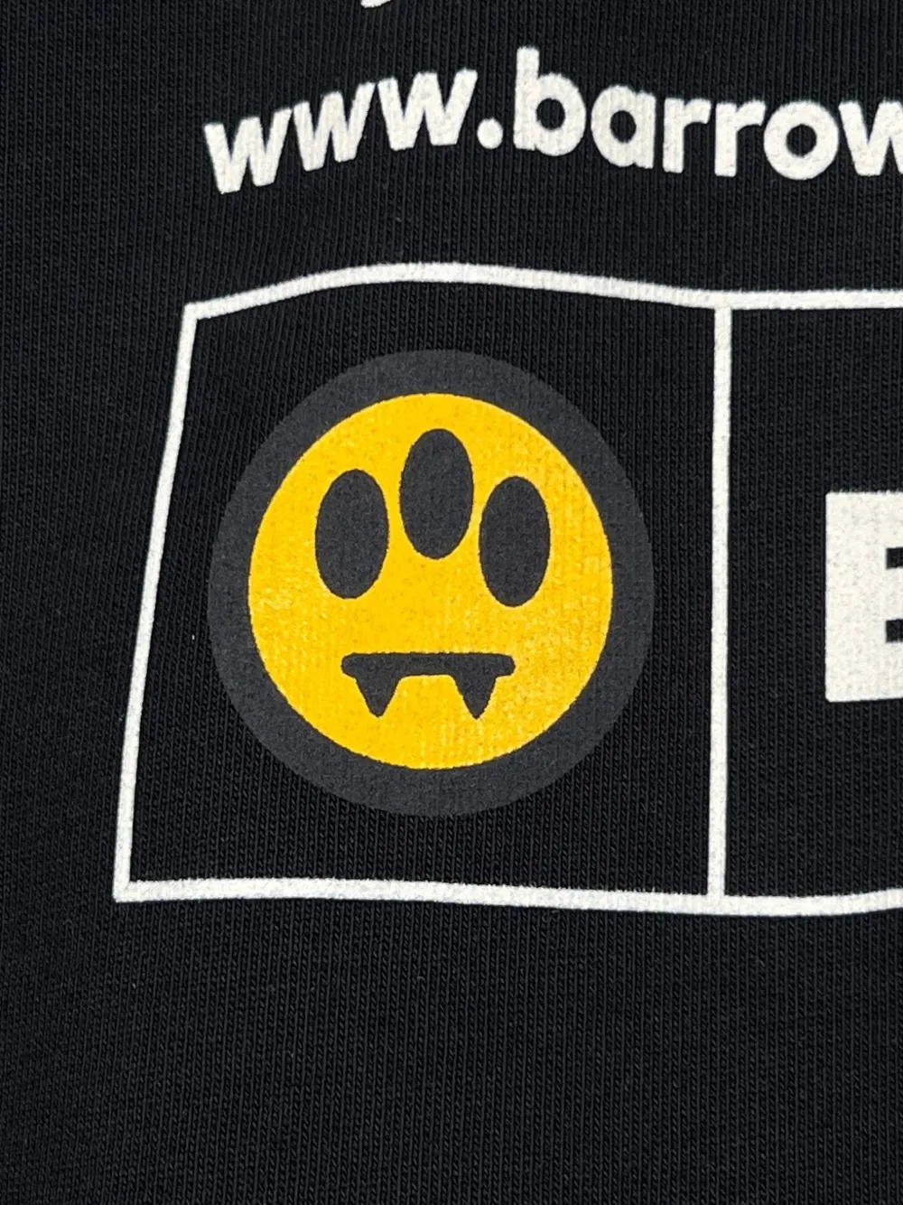 BARROW Hoodie met logoprint Zwart