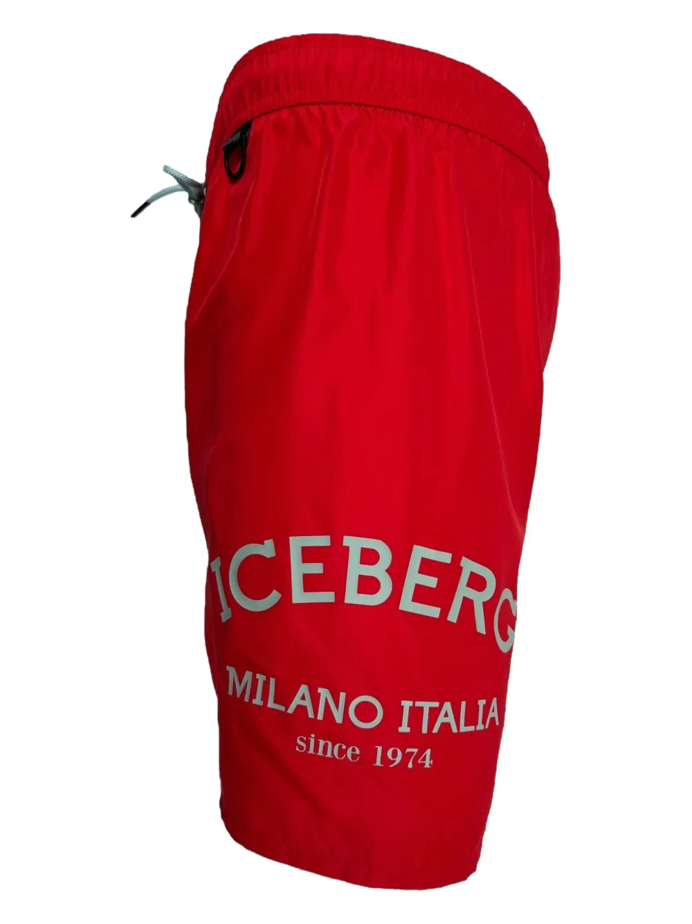 Iceberg Zwembroek met logoplakkaat Rood