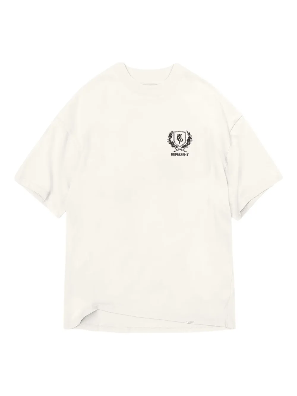 Represent Crest Puff-print T-shirt In White