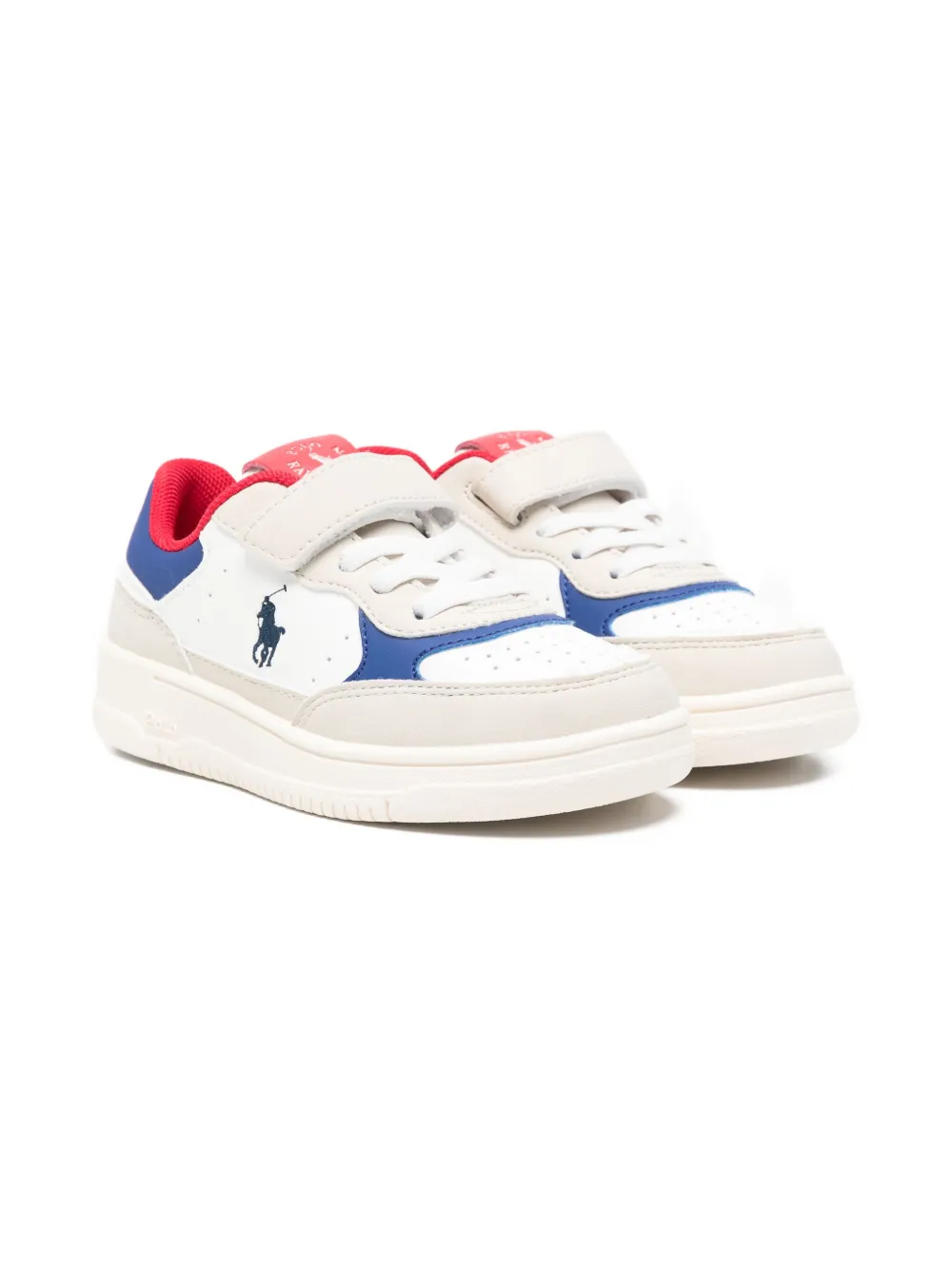 POLO RALPH LAUREN KIDS Sneakers met klittenband Wit