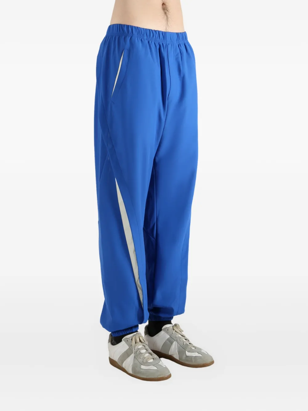 Ader Error Panelled Trousers In Blue