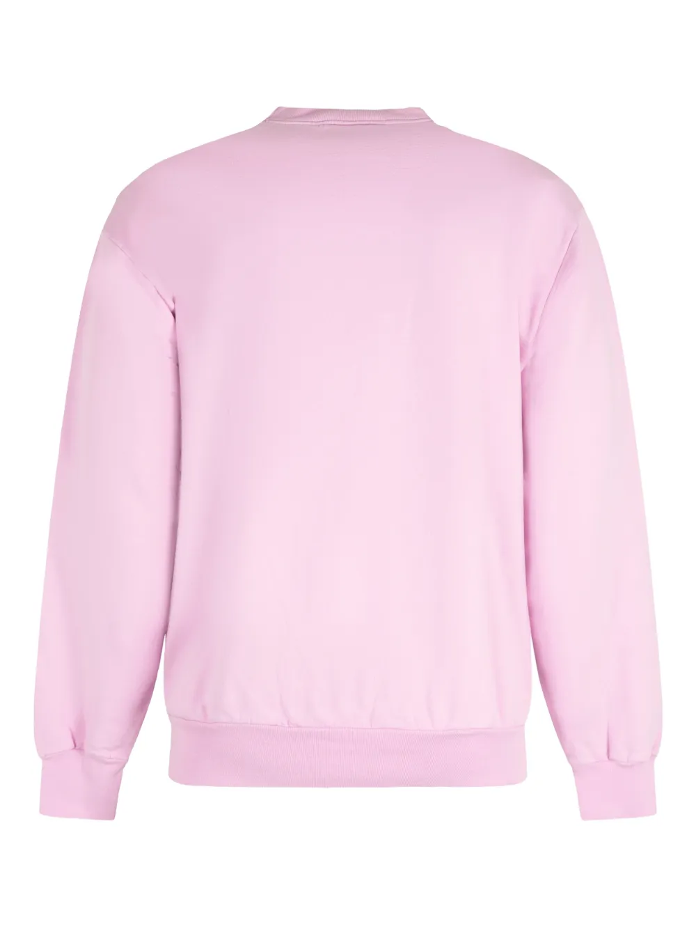Local Authority crew-neck cotton sweatshirt - Roze