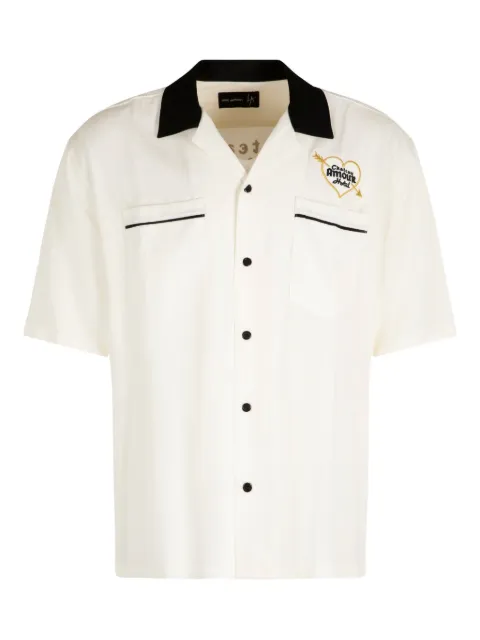 Local Authority graphic-print cotton shirt