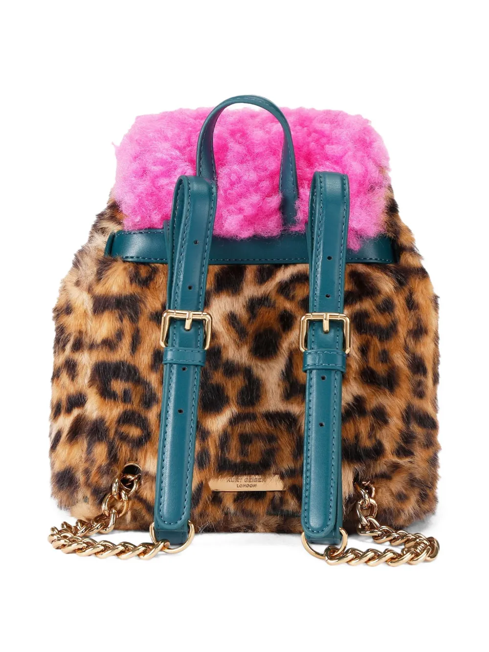 Kurt Geiger London Hoxton kleine rugzak met adelaarshoofd - Roze
