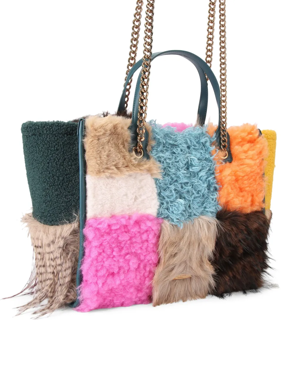Kurt Geiger London Hoxton shopper met patchwork - Roze