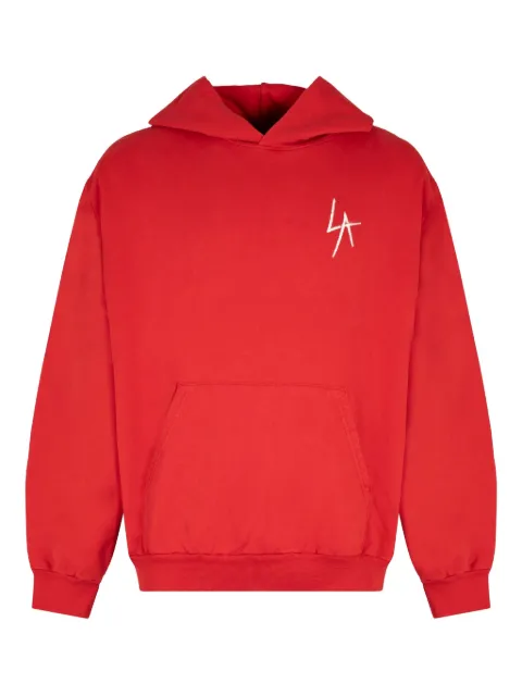 Local Authority logo-embroidered hoodie