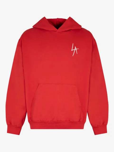 Local Authority logo-embroidered hoodie