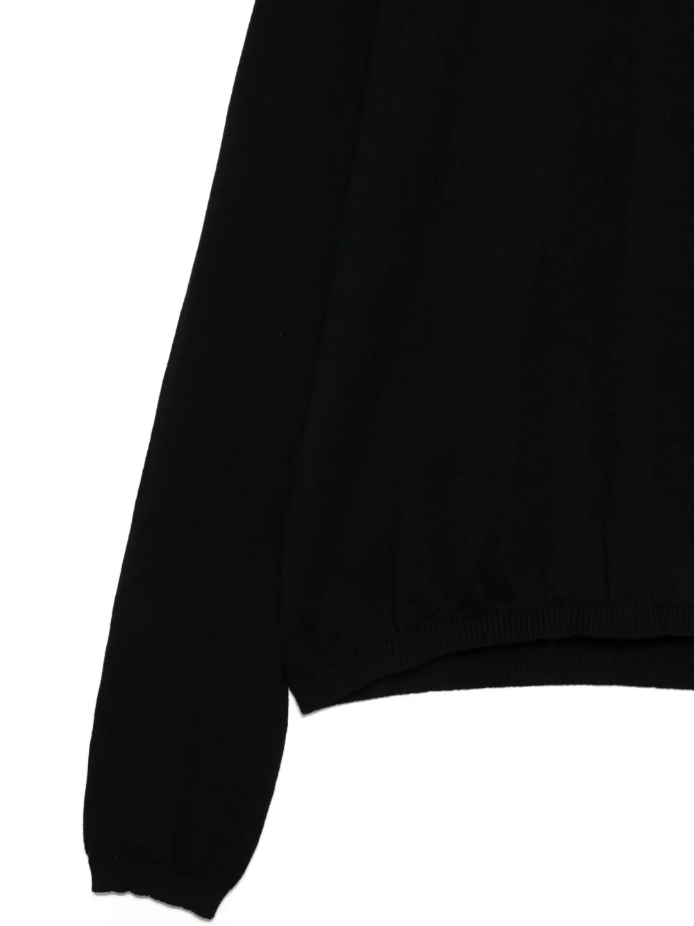  Private 0204 Round-neck Sweater - Black 