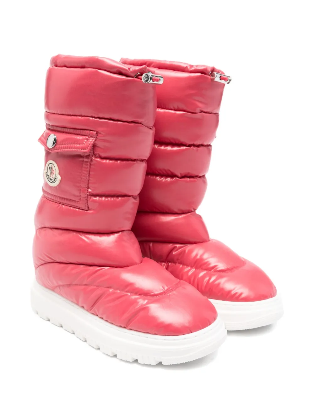 Moncler Enfant Gaia padded snow boots Pink