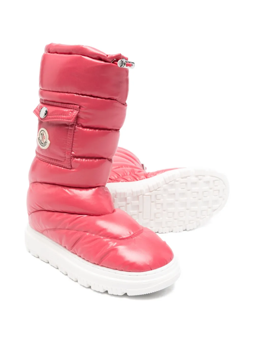 Moncler Enfant Gaia padded snow boots Pink