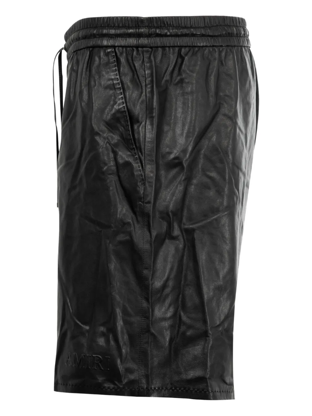 AMIRI【新品未使用】ブラックショートパンツXXL AMIRI レザーショートパンツ | ブラック | FARFETCH JP