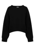 Deiji Studios balloon-sleeve pullover sweatshirt - Black