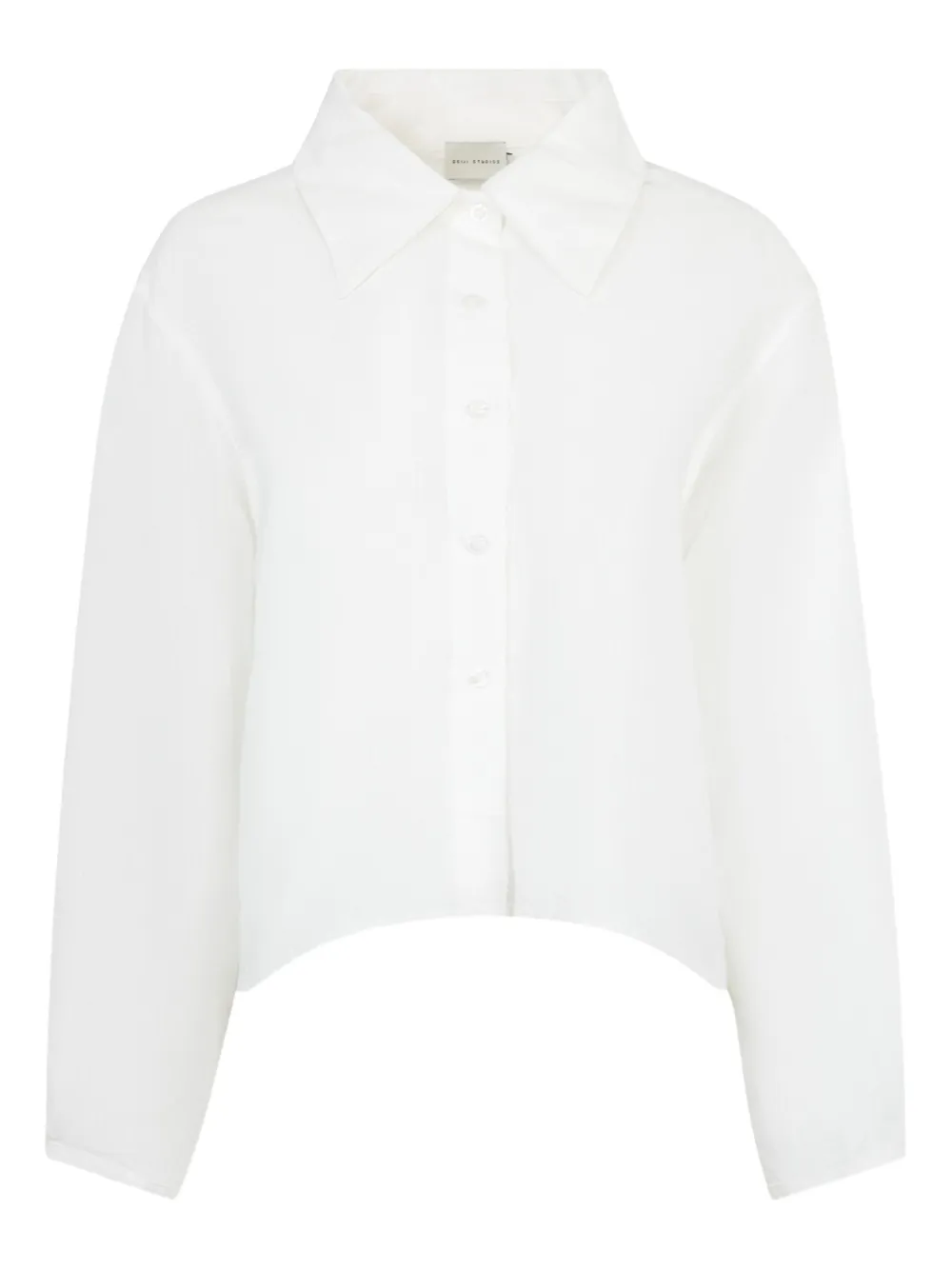Deiji Studios point-collar shirt - ホワイト Deiji Studios point-collar shirt - ホワイト